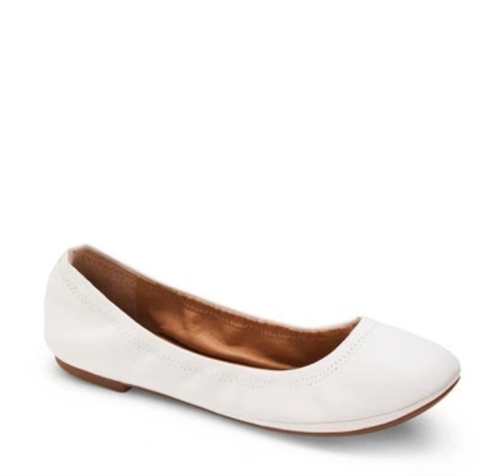 Lucky Brand Cream Emmie Flats Size 8
